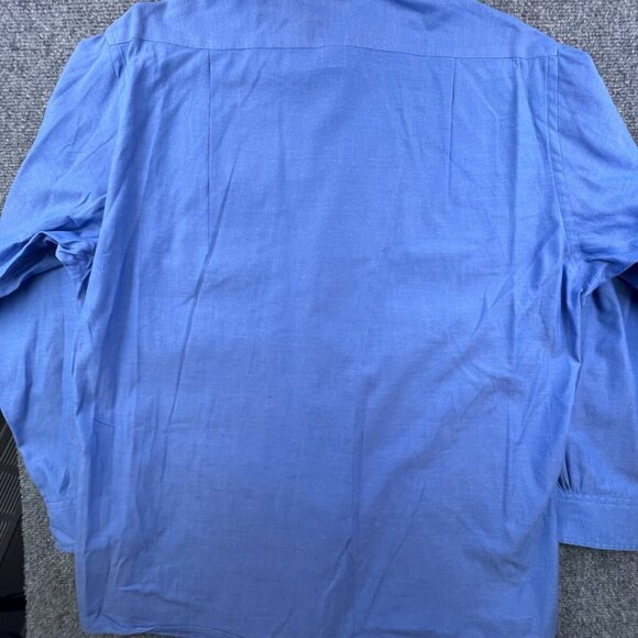 Brooks Brothers Long Sleeve Button Up Shirt Mens 15.5 33 Blue Cotton Point - Picture 11 of 11